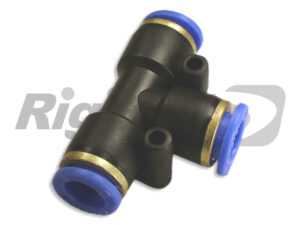 ACOPLE PLASTICO RAPIDO TEE DE 6 MM